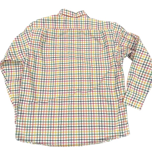 Cremieux Classic Multi Color Plaid Long Sleeve Button Up Mens Shirt L‎ - Picture 5 of 6
